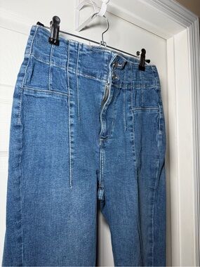 High-Waist Blue Women's Jeans - bell bottoms